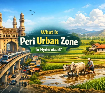 What is Peri Urban Zone in Hyderabad