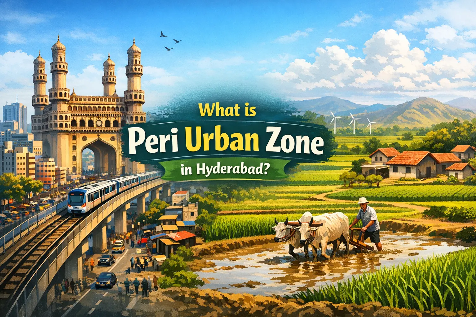 What is Peri Urban Zone in Hyderabad