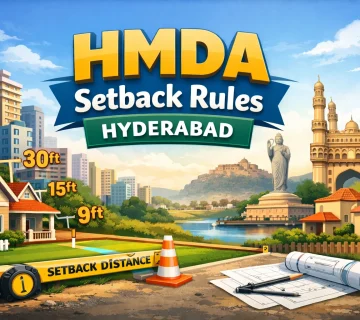 HMDA Setback Rules Hyderabad – Minimum Setback Requirements
