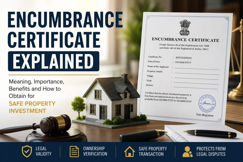 Encumbrance Certificate Explained Meaning, Benefits & How to Get EC Online