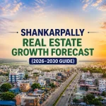Shankarpally real estate growth forecast showing modern villa developments in West Hyderabad