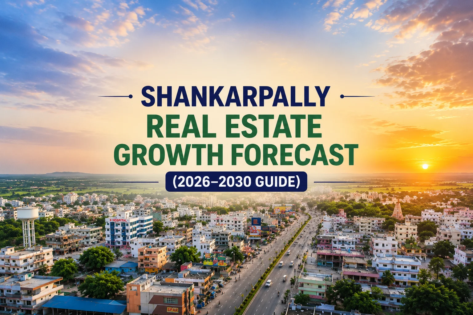 Shankarpally real estate growth forecast showing modern villa developments in West Hyderabad