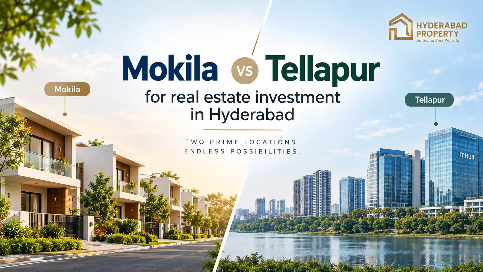 Mokila vs Tellapur for real estate investment in Hyderabad
