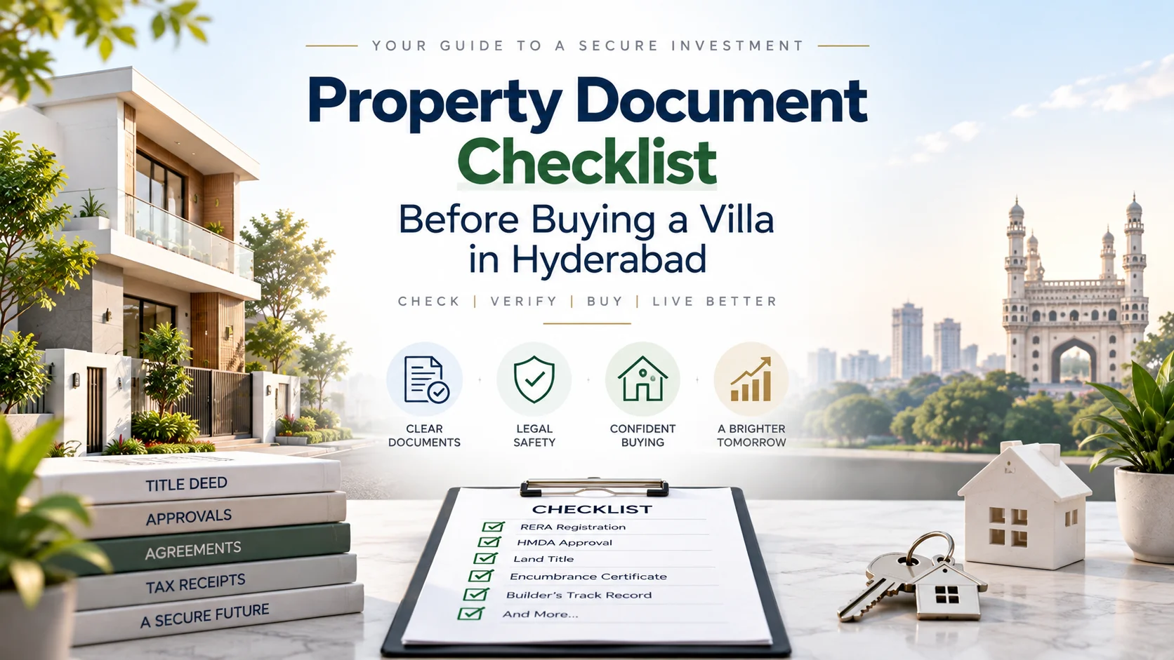 Property Document Checklist Before Buying a Villa in Hyderabad